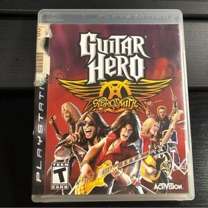 PlayStation 3 Guitar Hero Aerosmith Complete Video Game Disc & case